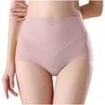 thumbnail image 3 of Womens Stretch High Waisted Seamless Underwear No Show Tummy Control Panties Soft Postpartum Full Coverage Briefs, 3 of 7