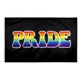 thumbnail image 5 of 1Pc Creative Rainbow Flag Gay Pride Flag LGBT Decorative Flag Banner for Celebration (Black), 5 of 5