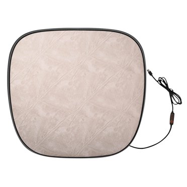 Agiferg Heated Car Seat Cushion, 12V Portable Car Heating Pad Back Massager, Heating And Ventilation Function Winter Driving