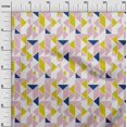 thumbnail image 2 of oneOone Polyester Lycra Fabric Parallelogram & Triangle Geometric Print Fabric By The Yard 56 Inch Wide, 2 of 4