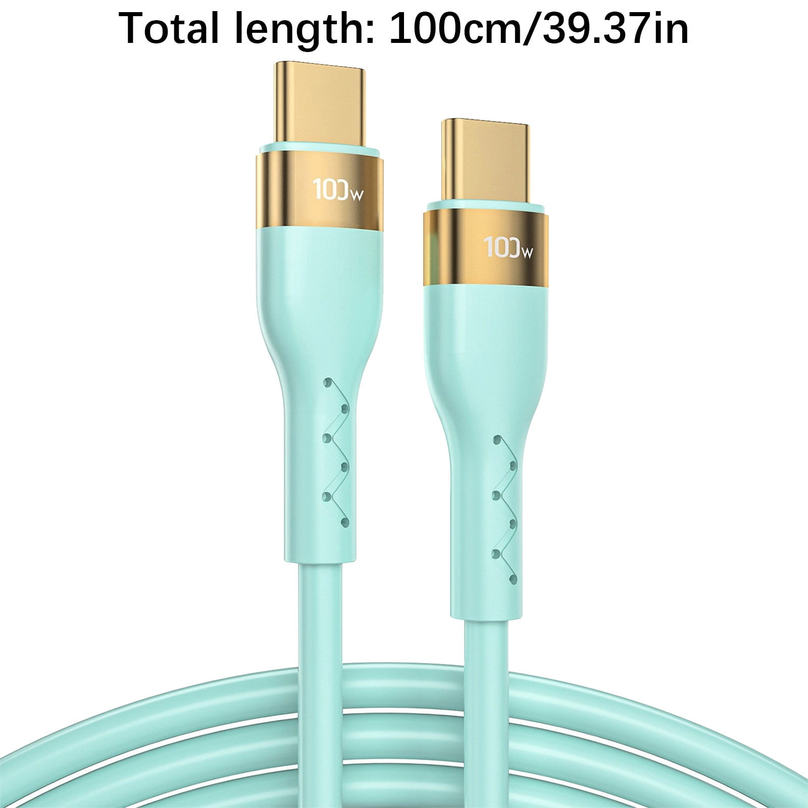 Type C Cable,Type C to Type C Cable 100W Type C Datacable Mobile Fast Charging Cable Suitable for Mobile Phone Flash Charging Cable 1M Type C Charging Cable,C Type Charging Cable
