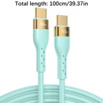 Type C Câble de type C à type C 100W Type C Datacable Mobile Câble de recharge rapide Convient pour téléphone mobile Flash Câble de charge 1M Câble de charge de type C, câble de charge du type C