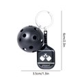 thumbnail image 2 of Porte-clés en Alliage pour Raquette de Pickleball, Pendentif Sportif de Simulation Anneau de Clé, 2 of 6