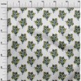 thumbnail image 2 of oneOone Polyester Lycra Fabric Leaves & Floral Block Print Sewing Fabric BTY 56 Inch Wide, 2 of 4
