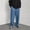 N-Dark Blue, variant on Denim Fashion Pants Distressed Sweats Straight Trouser Flare Jeans 34X30 Loose Long Men Men's Relaxed Fit Pants