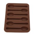 thumbnail image 3 of <p> ， Chocolate Molds， DIY Baking  Conductivity And Flexibility Bakeware Kitchen Accessories Spoon Shape For Hot Chocolate Bombs Candy</p>, 3 of 7
