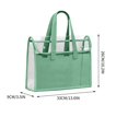 thumbnail image 3 of Transparent Document Bag Exam Specific Bag Subject Bag Hand- Book Bag Exam Paper Tutoring Bag Document Storage Bag, 3 of 5