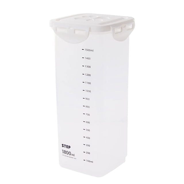 Lksixu Réservoir de Rangement en Plastique Transparent sous Vide, Anti-Humidité, Conservation Fraîche, Réservoir Scellé de Rangement, Bocal de Cuisine Scellé avec Couvercle, Boîte de Conservation Fraîche, Bacs de Rangement, Organisateurs et Rangement