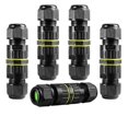 thumbnail image 1 of 5Pc IP68 Waterproof 2 Way 3-Core Junction Box Electrical Cable Connector M16 Wire Range(3.5-10mm), Outdoor Repair Cables, 1 of 5