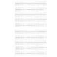 thumbnail image 1 of Binding Spines, Binding Coils 30 Holes Manual Bound Wear Resistant  For Student For Loose Leaf White, 1 of 8