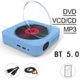 thumbnail image 1 of Lecteur DVD Lecteur VCD Lecteur de Musique CD Bluetooth 5.0 Haut-Parleur Intégré, Portable, 1 of 5