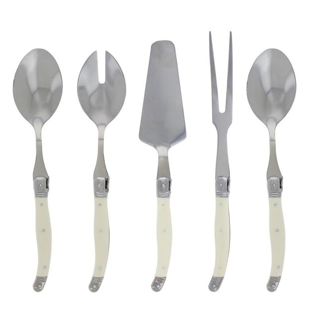 Ensemble d'hôtesse French Home Laguiole -Faux Ivoire - 5 pièces