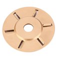 thumbnail image 1 of Teeth Carving Disc,6T Golden Wood Carving Wood Carving Disc Angle Grinder Accessory Modern Innovation, 1 of 8