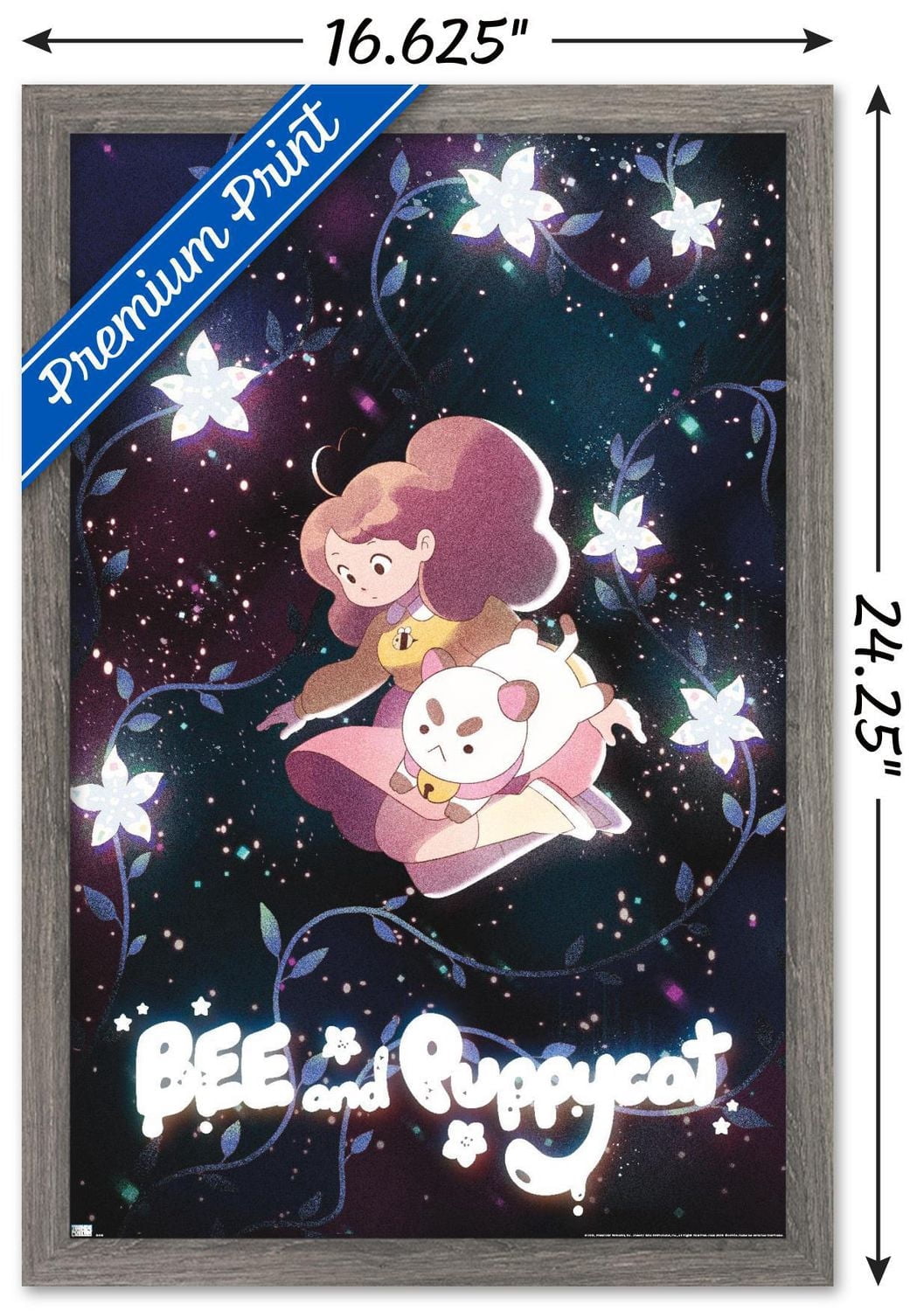 Bee And Puppycat - Space Flowers Key Art Wall Poster