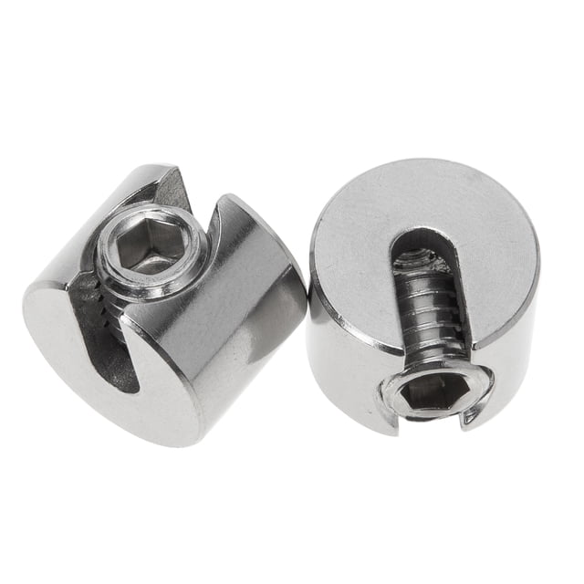 2pcs Wire Rope Clamp Stainless Steel Bolts Wire Grip Clamp Steel Cable Clamps Metal Wire Rope Clamp Wire Rope Screw Clamp Wire Clamp Wire Rope Fasteners Screw Clamp Cable Clamp