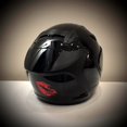 thumbnail image 3 of ORUYROP High Intensity Reflective Vinyl Death Kiss Skull Crossbones Lips Decal Bumper Sticker-Cars, Motorcycles, Helmets, Wind Screens, laptops (18 inches Wide, Red), 3 of 6