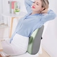 thumbnail image 2 of CJiaWei Ergonomic Lumbar Support Cushion For Chair Back Comfortable Seat Pillow For Long Sitting And Sleeping, 2 of 5