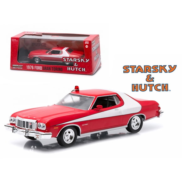 Greenlight 1976 Ford Gran Torino \Starsky and Hutch\ TV Series (1975-79) 1/43 Diecast Model Car by Greenlight