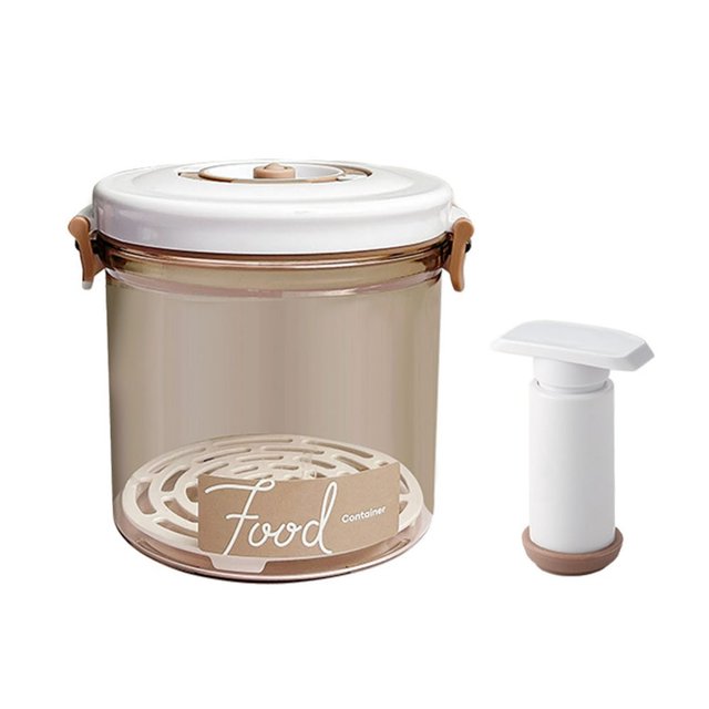 Vacuum Seal Containers Food Storage Box Plastic Silicone Anti-Drop And Wear-Resistan With Manual Pump Transparent Boxes
