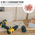 thumbnail image 3 of Shisuyan Furniture Locking Bolt Iron 30 Sets 1.97X0.39X0.12 In, 3 of 8