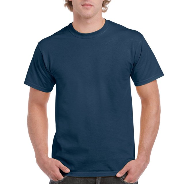 Gildan Men's Ultra Cotton Tee, Blue Dusk, Medium