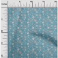 thumbnail image 2 of oneOone Polyester Spandex Turquoise Blue Fabric Fruits Craft Projects Decor Fabric Printed By The Yard 56 Inch Wide, 2 of 4