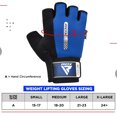 thumbnail image 2 of RDX Weight Lifting Gloves Gym Fitness Workout, Anti Slip Padded Full Palm Protection-Ultra Ventilated Training Cycling Rowing, 2 of 8