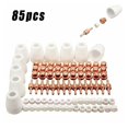 thumbnail image 3 of 40/65/85Pcs Air Plasma Cutting Tips For L-G-40 PT-31 Cutter Consumables CUT-40 CUT-50D Swirling Rings Electrode Shield Cups ,Easy to Use, 3 of 7