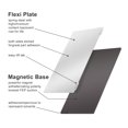 thumbnail image 4 of Labymos Resin 3D Printer Build Plate Flexible Spring Steel Plate Flex Bed and Magnetic Base, 4 of 8