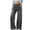 Gris, variante sur biudgviw Jeans à Jambe Grand pour Femmes, Amples, Taille Haute, à Enfiler, Pantalon en Denim Extensible, Tendance et Décontracté, avec Poches