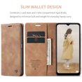thumbnail image 4 of Galaxy A14 5G Wallet Case, TECH CIRCLE PU Leather Flip Folio Case with Card Holders RFID Blocking Kickstand Shockproof TPU Inner Shell Phone Cover for Samsung Galaxy A14 5G 6.6 inch 2023, Brown, 4 of 10