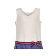 thumbnail image 4 of Robe Fille Kaki Marine Jupe Plissée Uniforme de Rentrée 12 Ans, 4 of 7