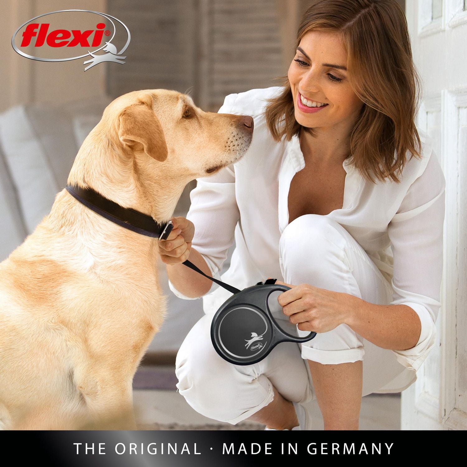 Flexi FUN Grande Laisse pour Chien à Ruban Rétractable 5m