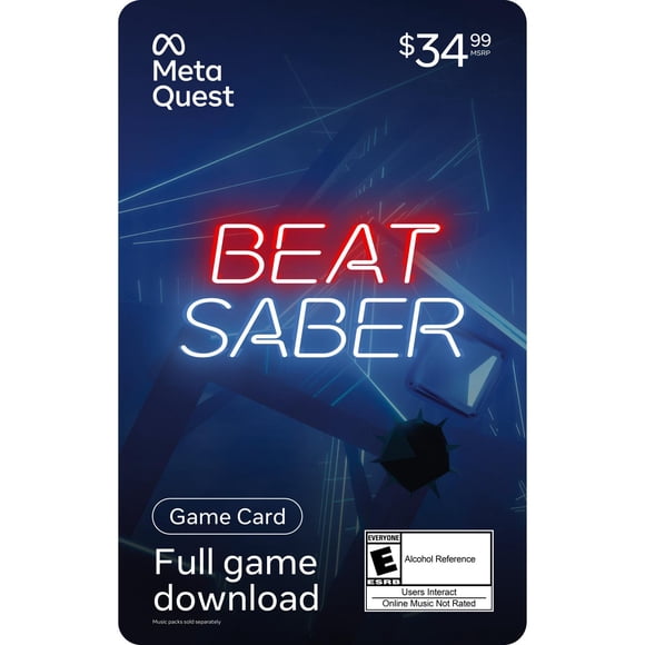 Beat Saber $34.99 Meta Quest Gift Card (Digital Code)