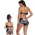 thumbnail image 2 of Girls Swimsuits Floral Leaf: 2PCS Printed Bathing Suit Beach Swimwear for Kids, 2 of 3