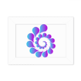 thumbnail image 1 of Rotating Center Spiral Droplets Photo Mount Frame Picture Art Painting Desktop 5x7 inch, 1 of 3