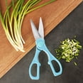thumbnail image 3 of Hecef 14 Pieces Kitchen Knife Set with Wooden Block, Rainbow Titanium Coated Chef Knives with Sharpener, Scissors, 3 of 10