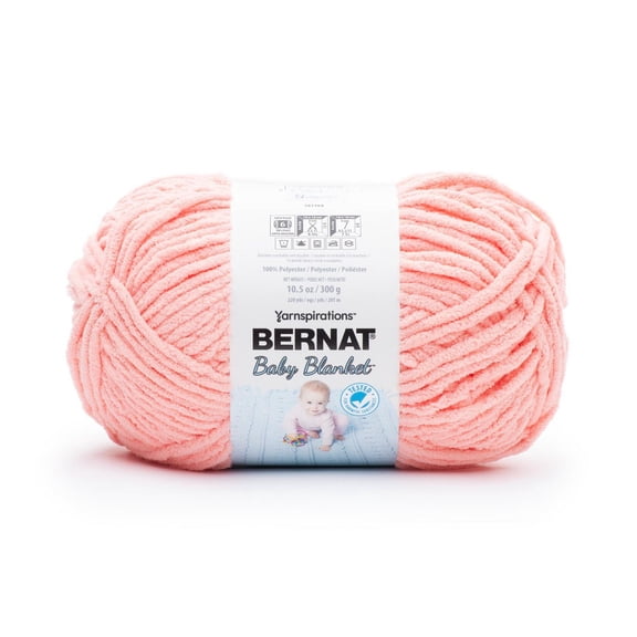 Bernat® Baby Blanket™ Yarn, Polyester #6 Super Bulky, 10.5oz/300g, 220 Yards