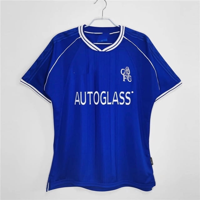 Chelsea'S Chandail de Football d'Équipe Classique Commémoratif d'Été à Domicile Saison 99/01 - S