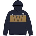 thumbnail image 1 of CFL Winnipeg Blue Bombers Logo Strip Navy Small Hoodie, 1 of 4