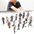thumbnail image 3 of Ensemble de Modèles de Personnages de Ferme, 16 Pcs Jouet Miniature de Fermier Coloré Bricolage Jeu de Rôle Vif et Exquis pour Accessoires de Photographie, 3 of 8