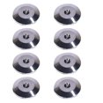 thumbnail image 1 of Milaget 8x 25 x 5mm Tapis de Protection pour Pointes, Pieds d'Isolation, Noir, 1 of 5