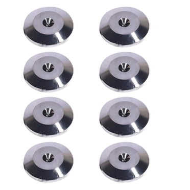 Milaget 8x 25 x 5mm Tapis de Protection pour Pointes, Pieds d'Isolation, Noir