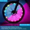thumbnail image 2 of OUSITAID 2 Tire Pack Color Changing Bike Wheel Lights  7 Colors in One Waterproof Bicycle LED Lights, 2 of 7