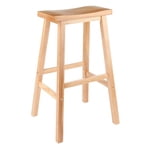 Winsome Satori Saddle Tabouret de barre de siège, naturel