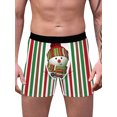 thumbnail image 2 of FAROOT Men? s Underpants Cartoon Patterns Print Middle Waist Boxer Briefs, 2 of 7