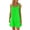 6- Mint Green, variant on Women'S Beach Dress Bikini Beachwear Coverups Casual Vacation Short Summer Halter Dresses Solid Color Round-Neck Loose Comfy Tank Dress Graduation Dress 6- Green Dresses for Women L