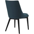 thumbnail image 3 of Modway Viscount Dining Chair, Modern Kids Fabric, Azure Blue, Rubberwood, 3 of 4