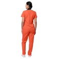 thumbnail image 2 of Sivvan Women's Scrub Set, Mock Wrap Top & Multi Pocket Cargo Pants, Available in 15 Colors, 2 of 6