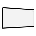 thumbnail image 1 of 16 9 Thicken Portable, Soft White Polyester Projector Card Cloner for Non Crease Reader Curtain Projection Screen72in, 1 of 8
